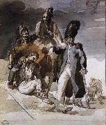 unknow artist Wounded Soldiers Retrating from Russia France oil painting reproduction